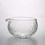 Maxbell Textured Glass Matcha Bowl Heat Resistant Scratch Resistant Teaware for Home