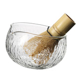 Maxbell Textured Glass Matcha Bowl Heat Resistant Scratch Resistant Teaware for Home