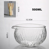 Maxbell Textured Glass Matcha Bowl Heat Resistant Scratch Resistant Teaware for Home