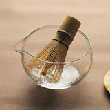 Maxbell Textured Glass Matcha Bowl Heat Resistant Scratch Resistant Teaware for Home