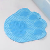 Maxbell Shower Foot Scrubber with Suction Cups Non Slip for Men Teens Holiday Gifts Blue