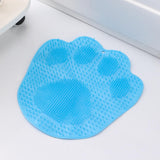 Maxbell Shower Foot Scrubber with Suction Cups Non Slip for Men Teens Holiday Gifts Blue