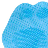 Maxbell Shower Foot Scrubber with Suction Cups Non Slip for Men Teens Holiday Gifts Blue
