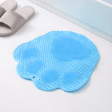 Maxbell Shower Foot Scrubber with Suction Cups Non Slip for Men Teens Holiday Gifts Blue