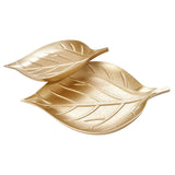 Maxbell Gold Storage Tray Small Items Decorative for Living Room Cosmetic Countertop