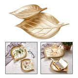 Maxbell Gold Storage Tray Small Items Decorative for Living Room Cosmetic Countertop