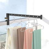 Maxbell Retractable Hook Folding Clothes Hanger Collapsible for Window Shirts Jeans short