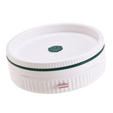 Maxbell Turntable Organizer Decorative Serving Tray for Dining Room Cabinet Decor White