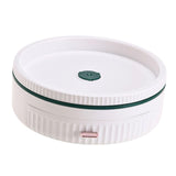 Maxbell Turntable Organizer Decorative Serving Tray for Dining Room Cabinet Decor White