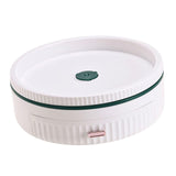Maxbell Turntable Organizer Decorative Serving Tray for Dining Room Cabinet Decor White