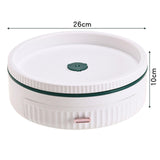 Maxbell Turntable Organizer Decorative Serving Tray for Dining Room Cabinet Decor White