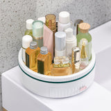 Maxbell Turntable Organizer Decorative Serving Tray for Dining Room Cabinet Decor White