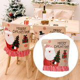 Maxbell Christmas Chair Cover Stretch Xmas Decoration for Holiday Kitchen Hotel Santa