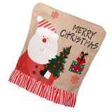 Maxbell Christmas Chair Cover Stretch Xmas Decoration for Holiday Kitchen Hotel Santa