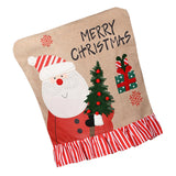 Maxbell Christmas Chair Cover Stretch Xmas Decoration for Holiday Kitchen Hotel Santa