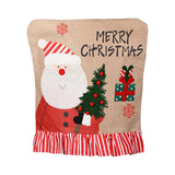 Maxbell Christmas Chair Cover Stretch Xmas Decoration for Holiday Kitchen Hotel Santa