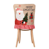 Maxbell Christmas Chair Cover Stretch Xmas Decoration for Holiday Kitchen Hotel Santa