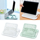 Maxbell Foldable Base Stand Universal Multipurpose for Dormitory Study Mobile Phones White