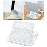 Maxbell Foldable Base Stand Universal Multipurpose for Dormitory Study Mobile Phones White