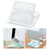 Maxbell Foldable Base Stand Universal Multipurpose for Dormitory Study Mobile Phones White