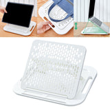 Maxbell Foldable Base Stand Universal Multipurpose for Dormitory Study Mobile Phones White