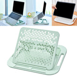 Maxbell Foldable Base Stand Universal Multipurpose for Dormitory Study Mobile Phones Green