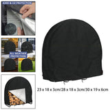 Maxbell Log Hoop Rack Cover Dust Protector Weatherproof Durable for Garden 24inch