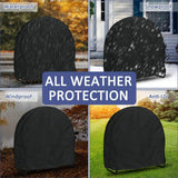 Maxbell Log Hoop Rack Cover Dust Protector Weatherproof Durable for Garden 48inch