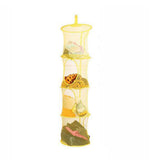 Maxbell Hanging Mesh Storage Organizer Net Compartments for Travel Wall