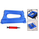 Maxbell Portable Toilet Chair Pad Reusable Inflatable for Bedroom Bathroom Adults PVC