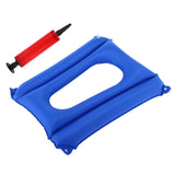 Maxbell Portable Toilet Chair Pad Reusable Inflatable for Bedroom Bathroom Adults PVC