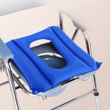 Maxbell Portable Toilet Chair Pad Reusable Inflatable for Bedroom Bathroom Adults PVC