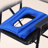 Maxbell Portable Toilet Chair Pad Reusable Inflatable for Bedroom Bathroom Adults PVC