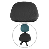 Maxbell Stretch Jacquard Computer Chair Seat Cover Durable Fabric Black