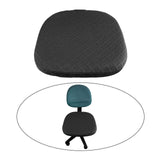 Maxbell Stretch Jacquard Computer Chair Seat Cover Durable Fabric Black