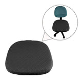 Maxbell Stretch Jacquard Computer Chair Seat Cover Durable Fabric Black