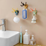 Maxbell Multipurpose Bathroom Hook Bags Holder Towel Holder Bedroom Home blue yellow