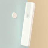 Maxbell Punch Free Router Fixer Circular Magnetic Receptacle Storage Wall Mounted white