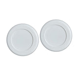 Maxbell Punch Free Router Fixer Circular Magnetic Receptacle Storage Wall Mounted white
