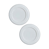 Maxbell Punch Free Router Fixer Circular Magnetic Receptacle Storage Wall Mounted white