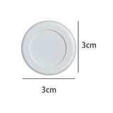 Maxbell Punch Free Router Fixer Circular Magnetic Receptacle Storage Wall Mounted white
