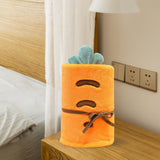Maxbell Air Conditioning Blanket Comfortable for Bed Sofa Living Room Orange