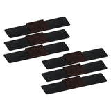 Maxbell 6 Pieces Floor Glides Tubing Protectors for Household Computer Desk