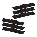 Maxbell 6 Pieces Floor Glides Tubing Protectors for Household Computer Desk