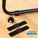 Maxbell 6 Pieces Floor Glides Tubing Protectors for Household Computer Desk