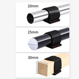 Maxbell 6 Pieces Floor Glides Tubing Protectors for Household Computer Desk
