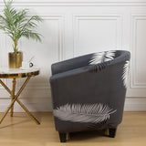 Maxbell Armchair Slipcover Chair Slipcover Chair Cover for Banquet Restaurant Decor Dark Gray