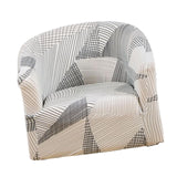 Maxbell Armchair Slipcover Chair Slipcover Chair Cover for Banquet Restaurant Decor Black and White