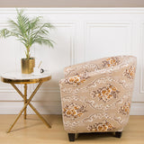 Maxbell Armchair Slipcover Chair Slipcover Chair Cover for Banquet Restaurant Decor Light Brown