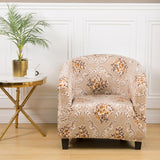 Maxbell Armchair Slipcover Chair Slipcover Chair Cover for Banquet Restaurant Decor Light Brown